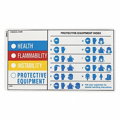 HMIG Label 4 in H 7 in W PK25