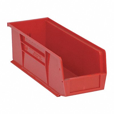 F0602 Hang and Stack Bin Red PP 5 in