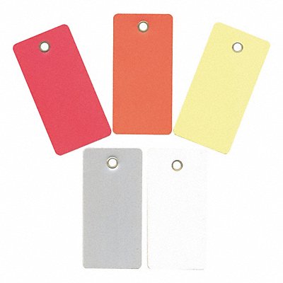 Blank Shipping Tag Vinyl Colored PK25