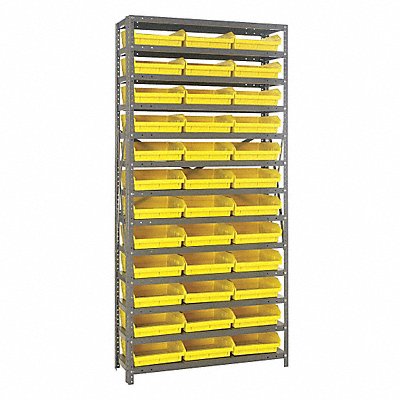 E1520 Bin Shlvng 18inx75inx36in Yellow