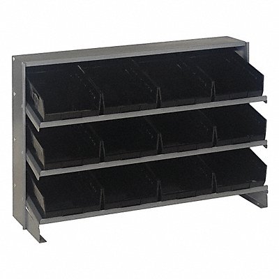 E1542 Bench Pick Rack 12x21x36in Black