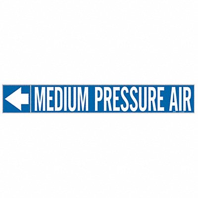 Pipe Mrkr Medium Pressure Air 2in H