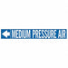 Pipe Mrkr Medium Pressure Air 2in H