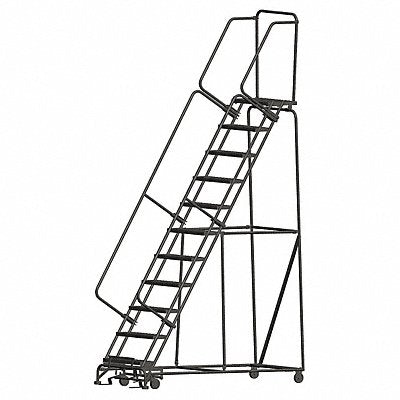 Lockstep Rolling Ladder Steel 110 In.H