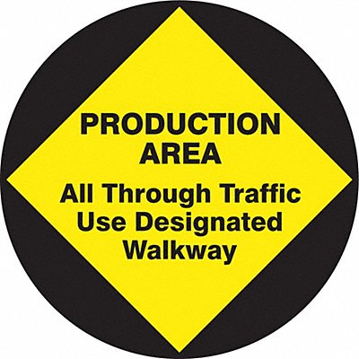 Slip-Gard Round Floor Sign 17 X17 