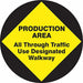 Slip-Gard Round Floor Sign 17 X17 