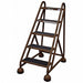 F2131 Rolling Ladder Welded Platform 45In H