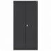 Storage Cabinet 72 x36 x18 Black 4Shlv