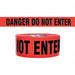 Barricade Tape Black/Red 500 ft x 3 