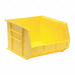 F0611 Hang and Stack Bin Yellow PP 11 in