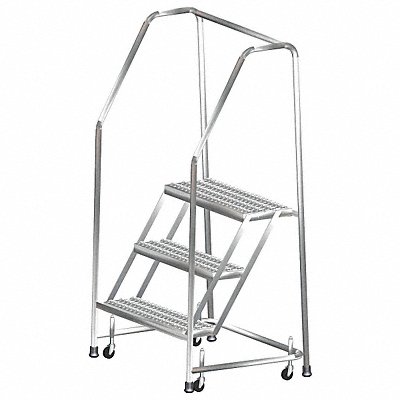 Rolling Ladder T304 Steel 28-1/2 in.H