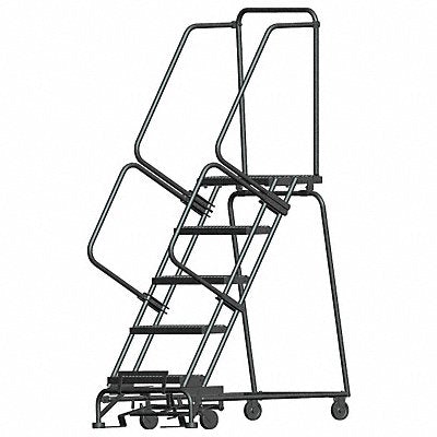 Slope Lockstep Roll Ladder Steel 50 In.H