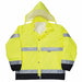 Rain Jacket Class 3 Type R Blk/Ylw M