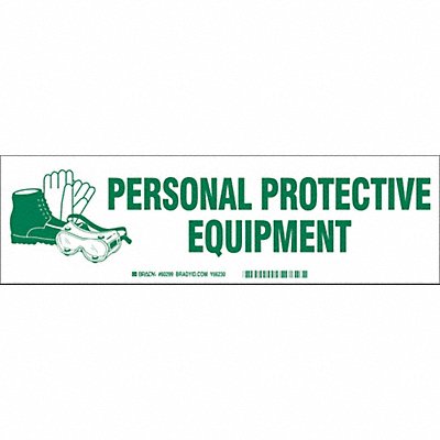 Label 3.5in x 12in Polyester