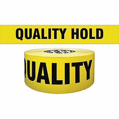 Barricade Tape Yellow/Black 1000ft x 3In