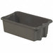 Stk and Nest Ctr Gray Solid Polyethylene