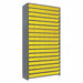 E6887 Enclosed Bin Shlvng 12x75x36in Yellow