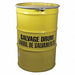 Salvage Drum Black and Yellow 18ga 1.2mm