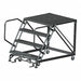 Roll Work Platform Steel Single 40 In.H