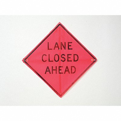 Lane Closed Traffic Sign 36 x 36 