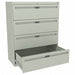 File Cabinet 42 in 4 Drawer Grey