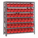 E1511 Bin Shlvng 12inx39inx36in Red