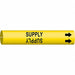 Pipe Marker Supply 13/16 in H 4/5 in W