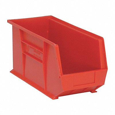 F0610 Hang and Stack Bin Red PP 9 in