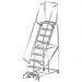 Lockstep Roll Ladder T304 Steel 90 in.H