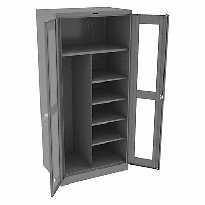 Storage Cabinet 78 x36 x24 MdGry 5Shlv