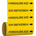 Pipe Markr Hydrochloric Acid 8in H 8in W