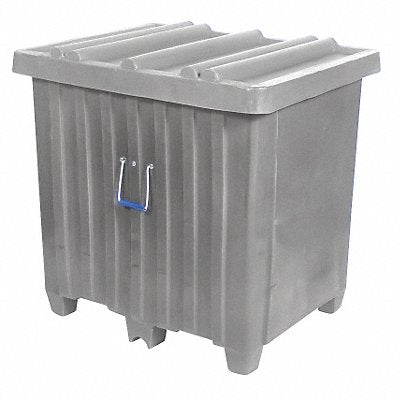 Ribbed Wall Container Gray