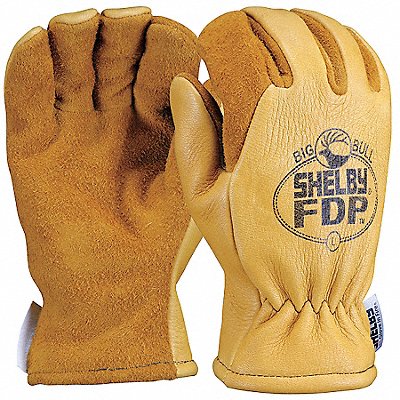 Firefighters Gloves S Lthr PR