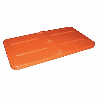 Tilt Truck Lid Orange Fits 1/3 cu yd.