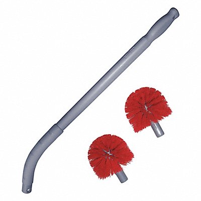 Toilet Brush 26 in L Red