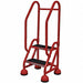 F2126 Rolling Ladder Hndrl Platfm 18 In H