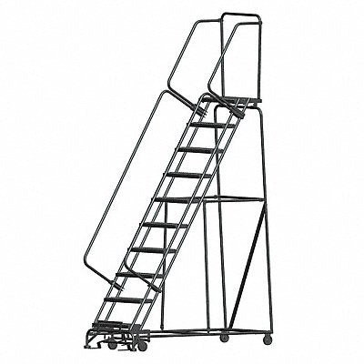 Lockstep Rolling Ladder Steel 100 In.H