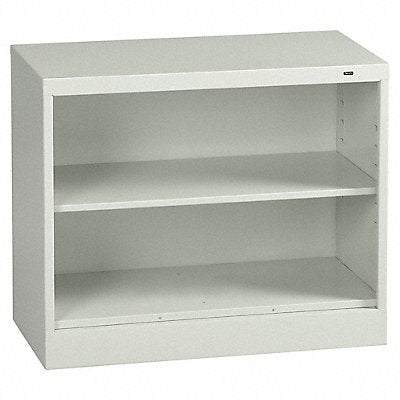 Bookcase Width 36 In 2 Shelf Grey