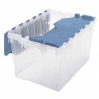 Atch Lid Ctr Clear/Blue Solid IndGrdPoly