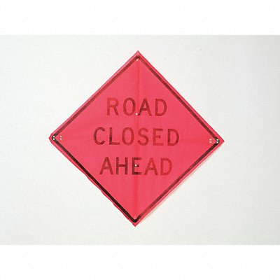 Road Closed Ahead Traffic Sign 36 x 36 