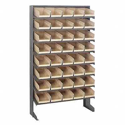 E1546 Pick Rack 12inx60inx36in Ivory