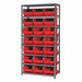 E1501 Bin Shlvng 18inx75inx36in Red