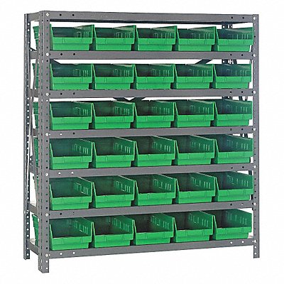 E1512 Bin Shlvng 12inx39inx36in Green