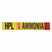 Pipe Marker Ammonia 4 in H 24 in W