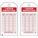 Lad Inspection Tag 5-3/4 x 3 In PK10
