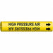 Pipe Marker High Pressure Air 2 in W