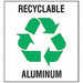 Recycle Label 10 in x 10 in Vinyl PK5