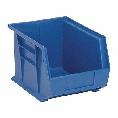 F0604 Hang and Stack Bin Blue PP 7 in