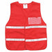 E4207 Safety Vest Red Legend Insert Universal