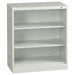 Bookcase Width 36 In 3 Shelf Grey